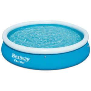 Bestway - Fast Set Inflatable Round Ground Swimming pool - 12 ft - 57273