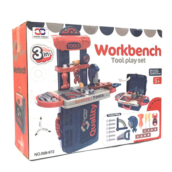 Workbench - Quality Construction Tools Briefcase Play Set - 20 inches