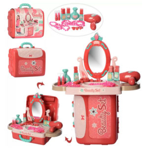 PORTABLE BEAUTY DRESSING TABLE BRIEFCASE PLAY SET – 20 INCHES