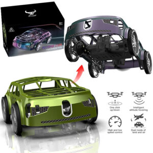 RC – Flying Car With Lights 2-IN-1 Land And Air Dual-Mode – 2.4G