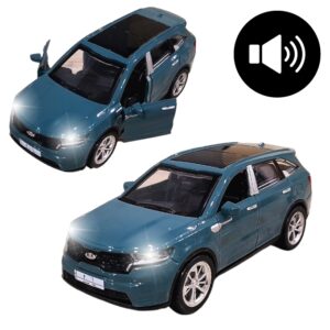 KIA Sorento Pull back Die-Cast Model Car - 5inches - Blue