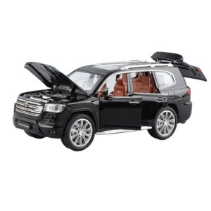 Die-Cast Toyota Land Cruiser Model - 1:24 Scale - Sleek Black