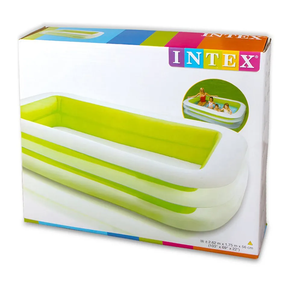 Intex - Swim Center Family Inflatable Pool (103 X 69 X 22 inches) - 56483 - Image 3