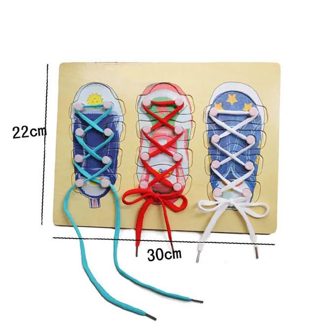 Shoe Tie - Activity Puzzle (Wooden) - Image 2