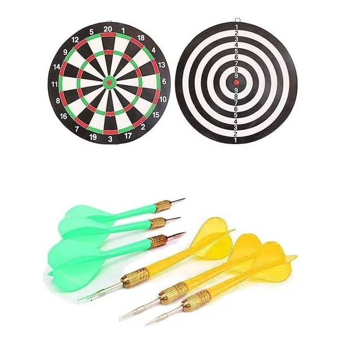 15" Dart Board Game - Steel Rim