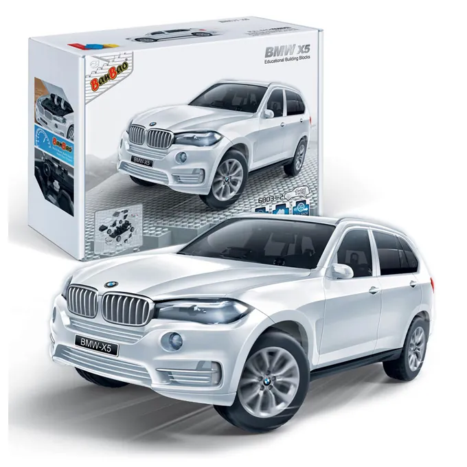 Banbao 6805-2 - BMW 535GT - White - Building Blocks - Image 2