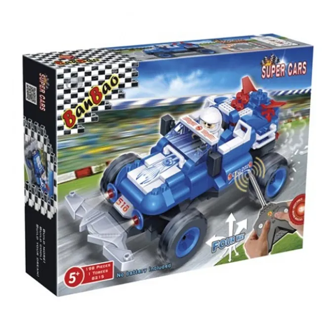 Banbao rc Super Car Cyclone - Blue - Building Blocks - Image 2