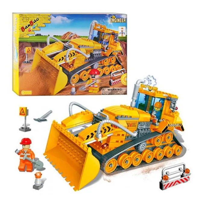 Banbao Pull Back Bulldozer Blocks - Image 2