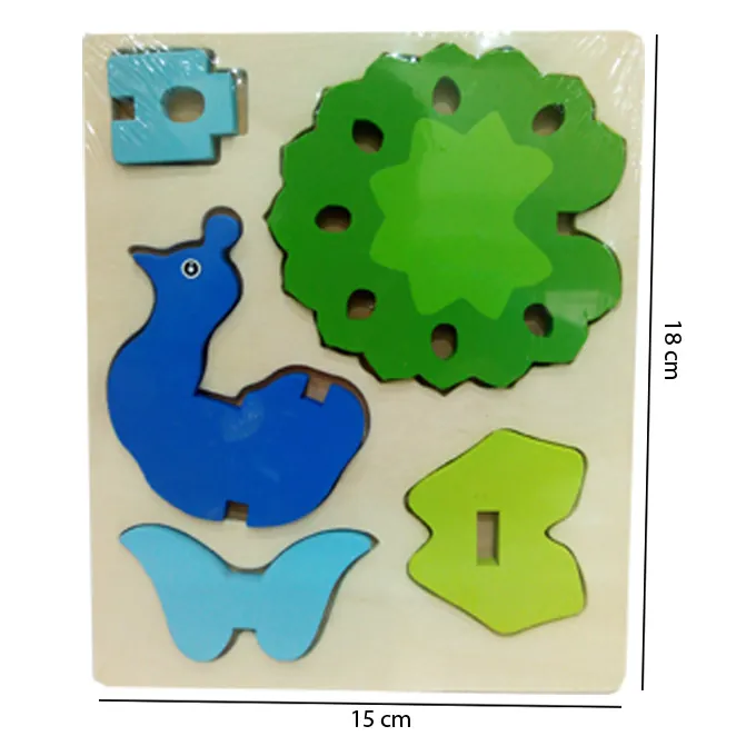 3D Animal Jigsaw Puzzle - Peacock - Image 2