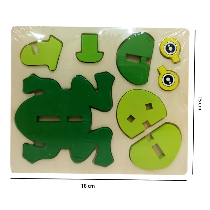 3D Animal Jigsaw Puzzle - Frog - Image 2