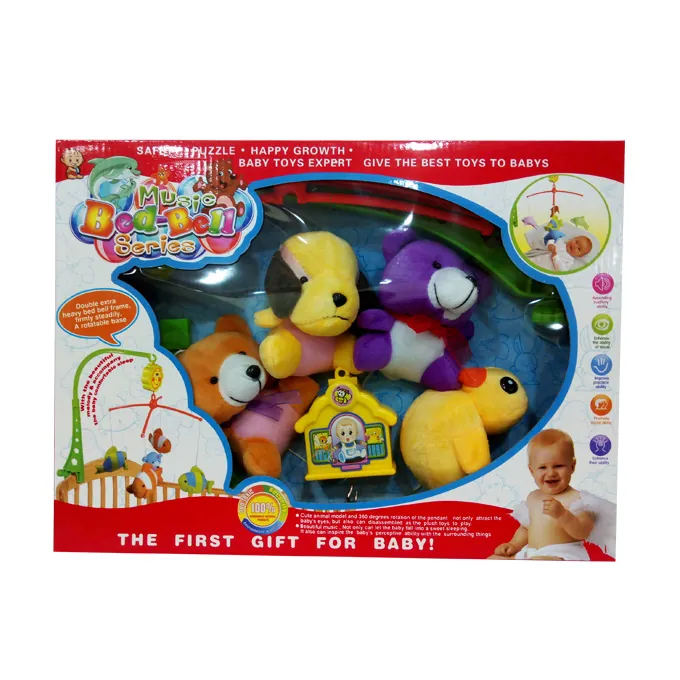 Musical Cot Mobile With Stuff Toys - Image 2