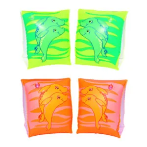 Bestway Kids Inflatable Dolphin Arm Bands - 9 x 6 inch