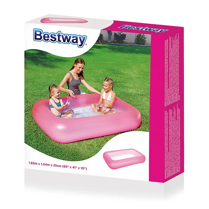 Bestway Inflatable Rectangular Aquababes Swimming Pool - 5.5ft - 51115 - Image 3