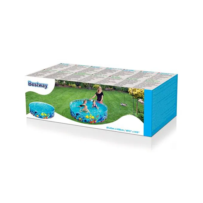 Bestway Fill 'N Fun Fish Vinyl kids Play Pool - 6 ft - Image 2