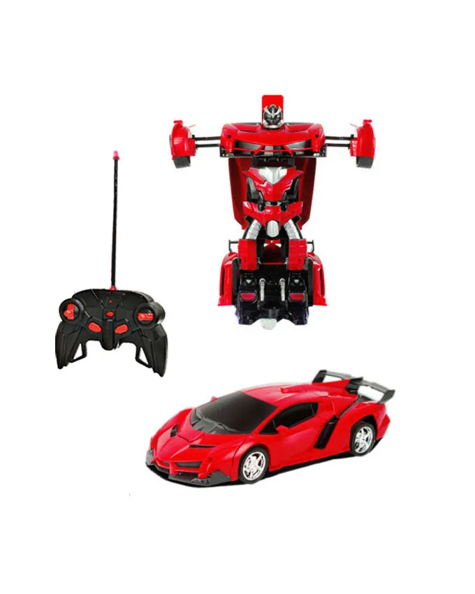 Remote Controlled Lamborghini Transformer Sports Car - Red - Image 2