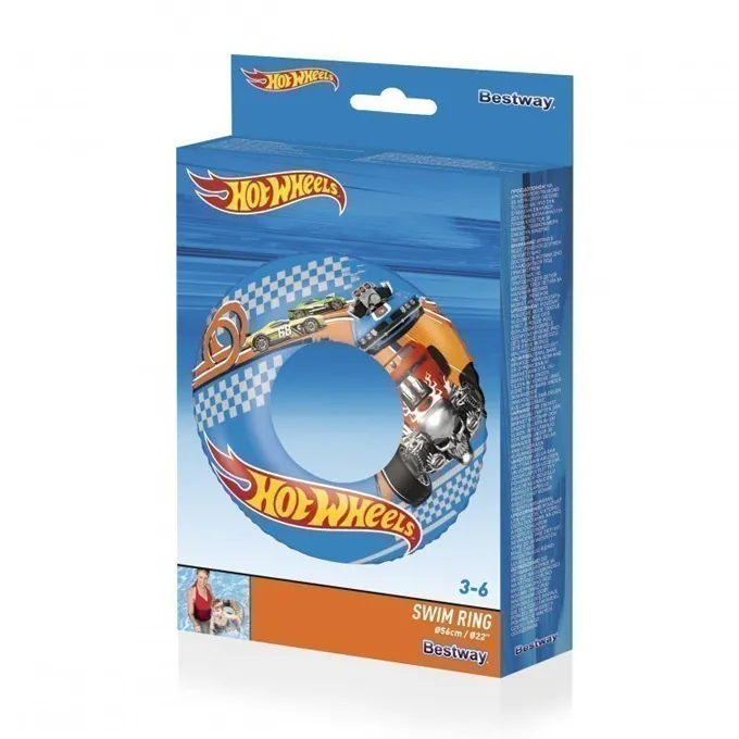 Bestway - Hotwheels Swimming Pool Ring Tube - 93401 - Image 2