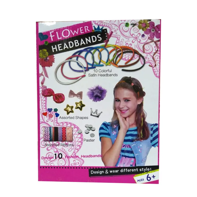 Flower Headbands - 10 designer hair bands set - Image 2