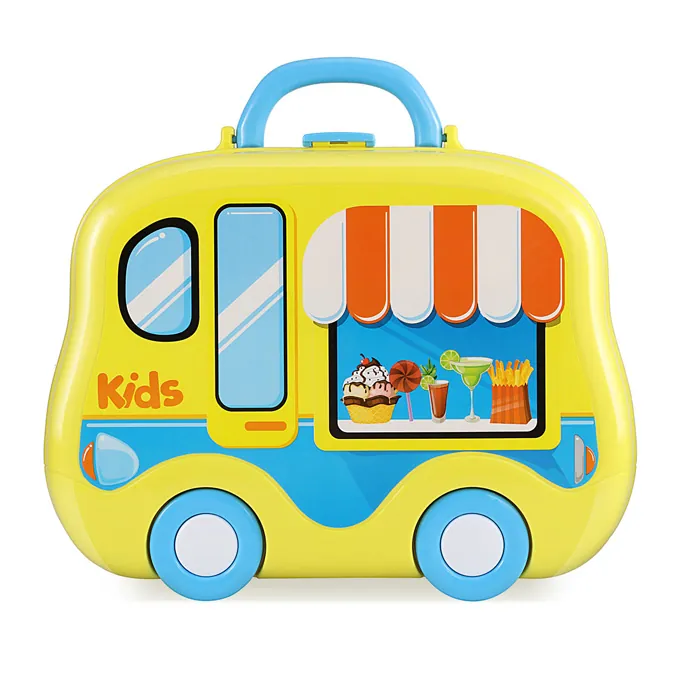 Cooking Chef Kitchen Pretend Play Set Briefcase - Yellow - Image 3