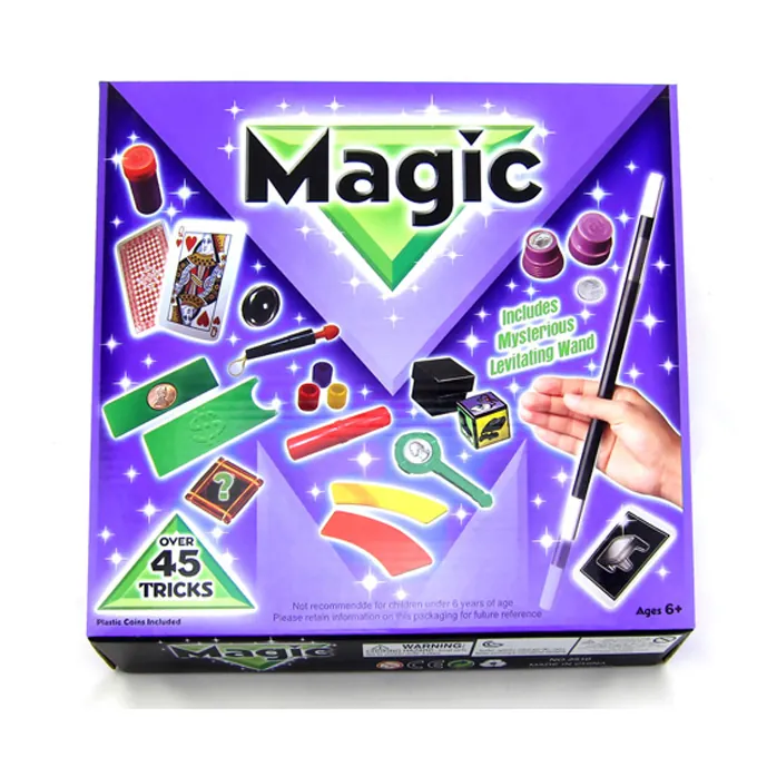 Kids Magic Tricks Set with Magic Wand - 45 tricks - Image 2