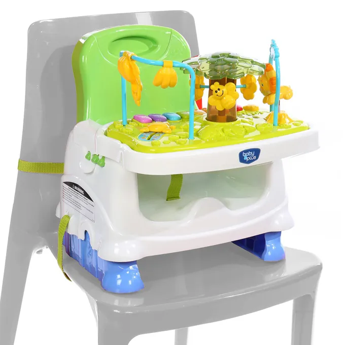Baby Booster Seat with Dining & Activity Tray - 2 in 1 - Image 2