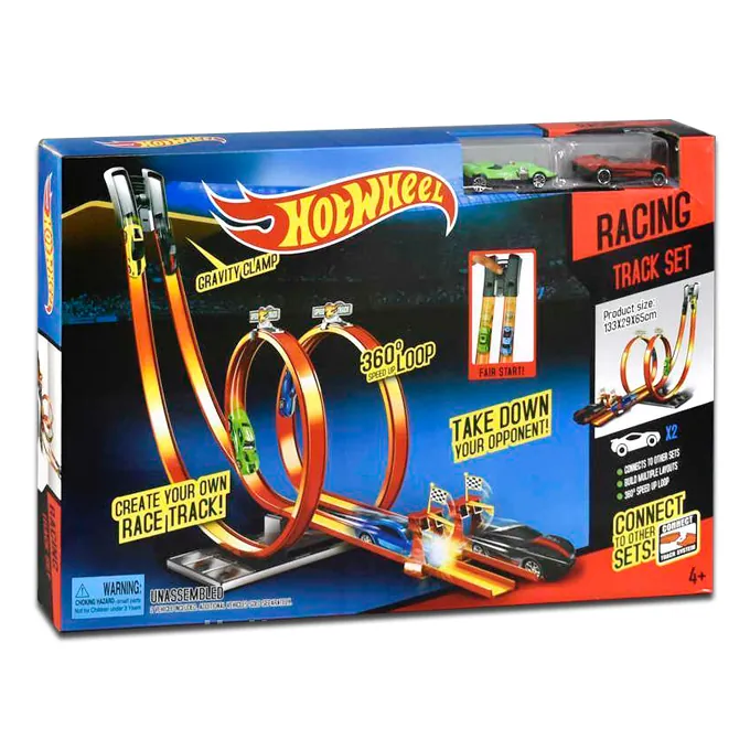 Hot Wheels 360 Speed Loop Racing Car Track Set - Image 2