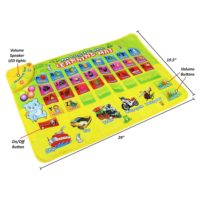 Quality English Learning and Musical Carpet Mat - 2.5 ft - Image 2