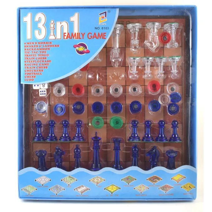 13 in 1 Magnetic Board Game - Includes: Chess, Snakes & Ladders and Ludo - Image 3