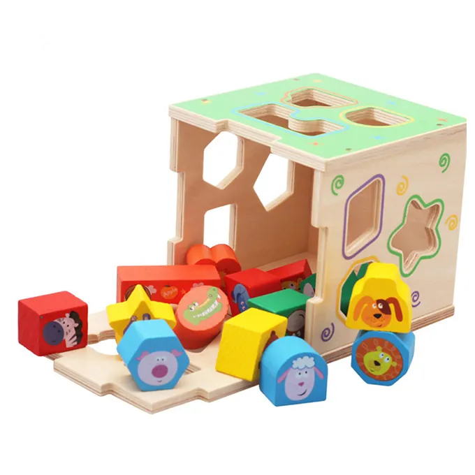 Cartoon Shapes Sorting Intelligence Learning Box for Toddlers - Image 3