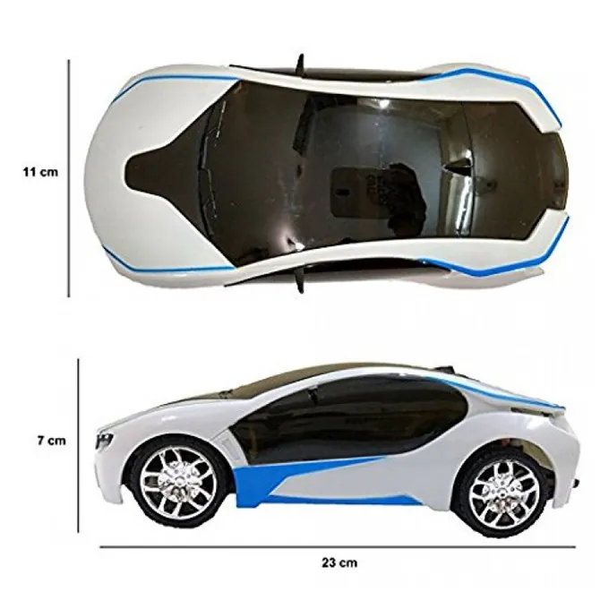 RC BMW 3D Famous Car with Led Lights - Battery Operated - Image 6