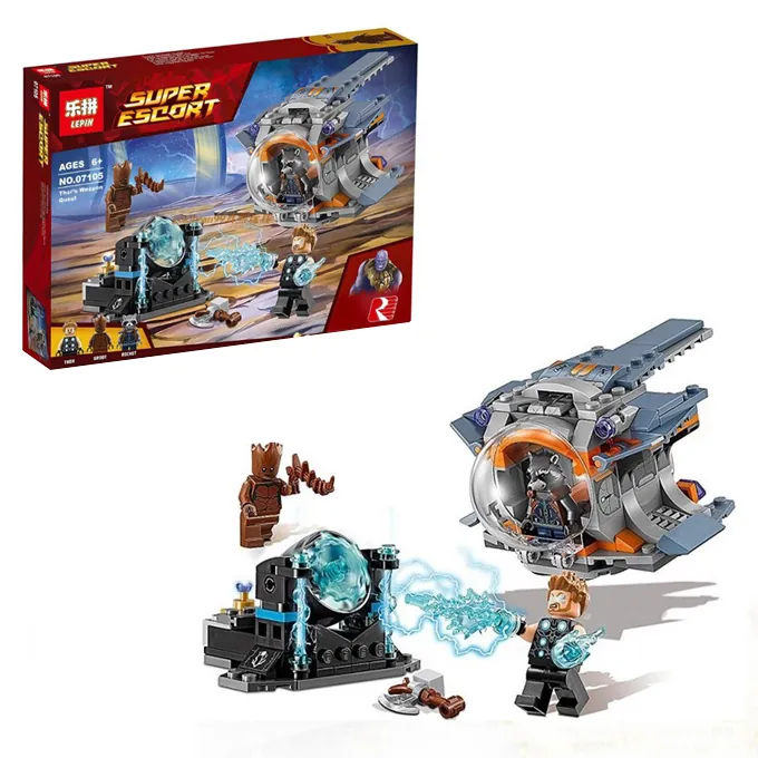 Avengers: Infinity Wars: Thor's Weapon Quest Building Blocks Set - 07105 - Image 2