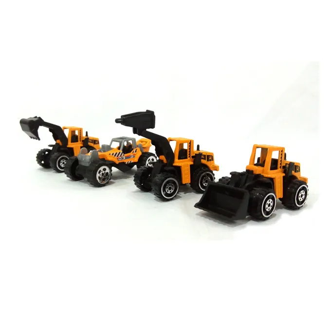 Construction Vehicles Die Cast Cars Set - 4 Pcs - Image 2