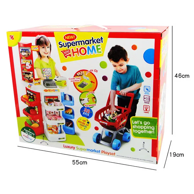Pretend & Play Super Market 32 pcs Set - 2.6 ft height - Image 2