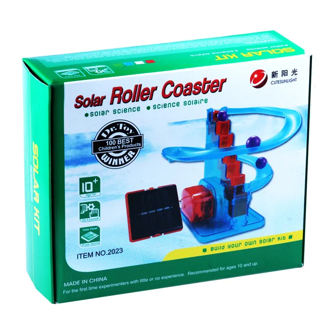 Solar Roller Coaster Race - Educational Solar Kit Science Toy - Image 3