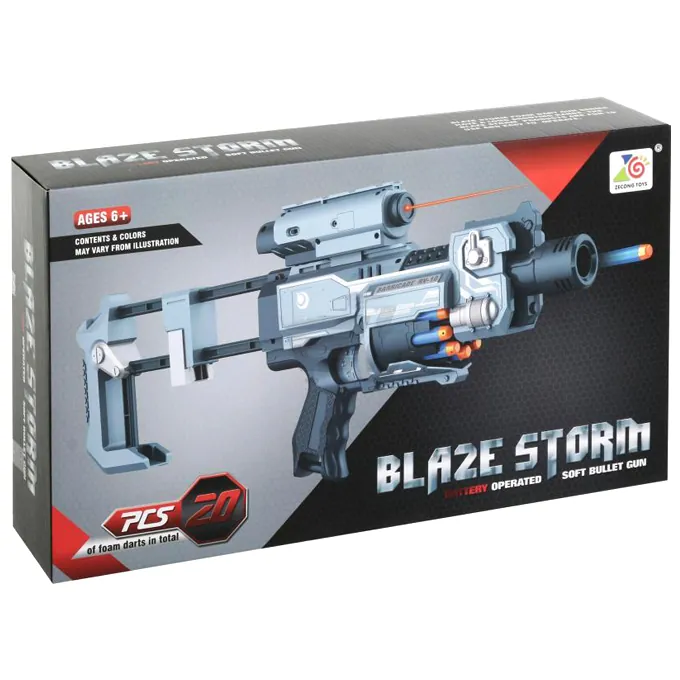 Blaze Storm - Barricade RV-10 Soft Dart Nerf Gun - Battery Operated - Image 2
