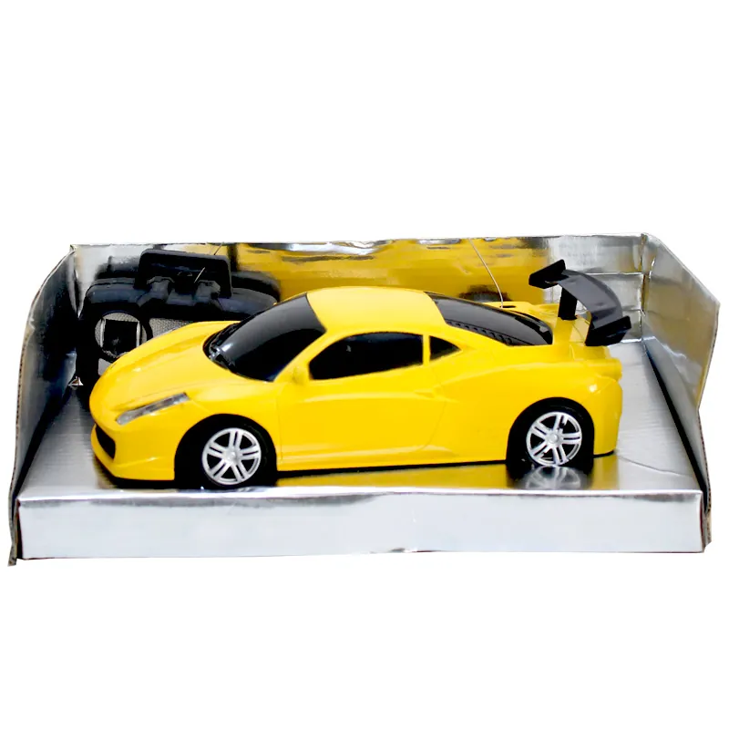 RC Ferrari Car - Yellow - Image 3