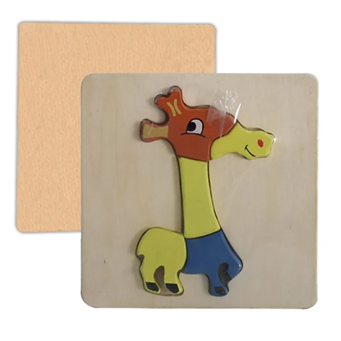 Wooden Puzzle Thick - Giraffe 2 - Image 2