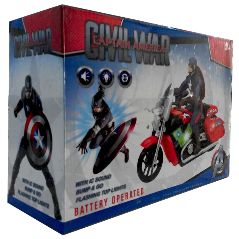 Captain America Flashy Bike - Image 3