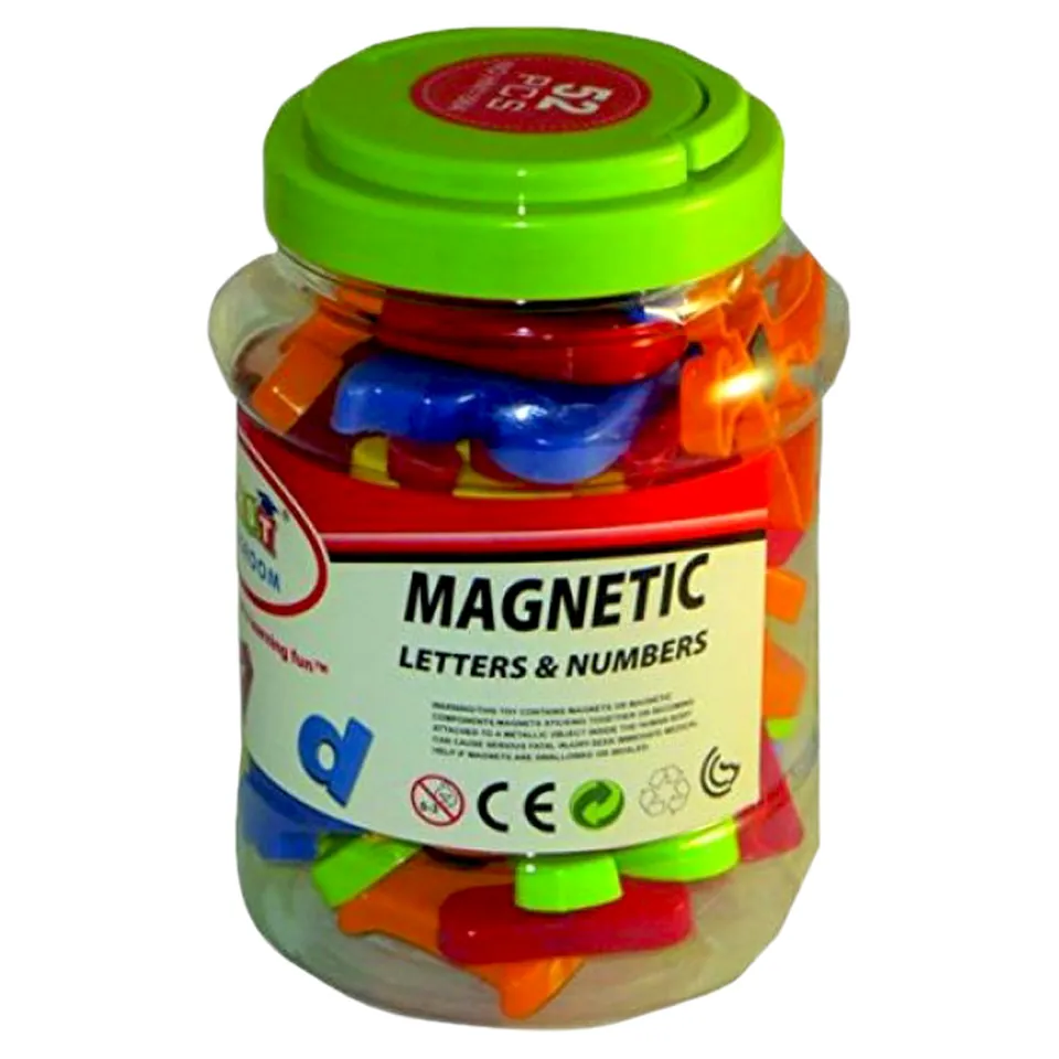 Magnetic Alphabet Jar - 52 pcs - Image 2