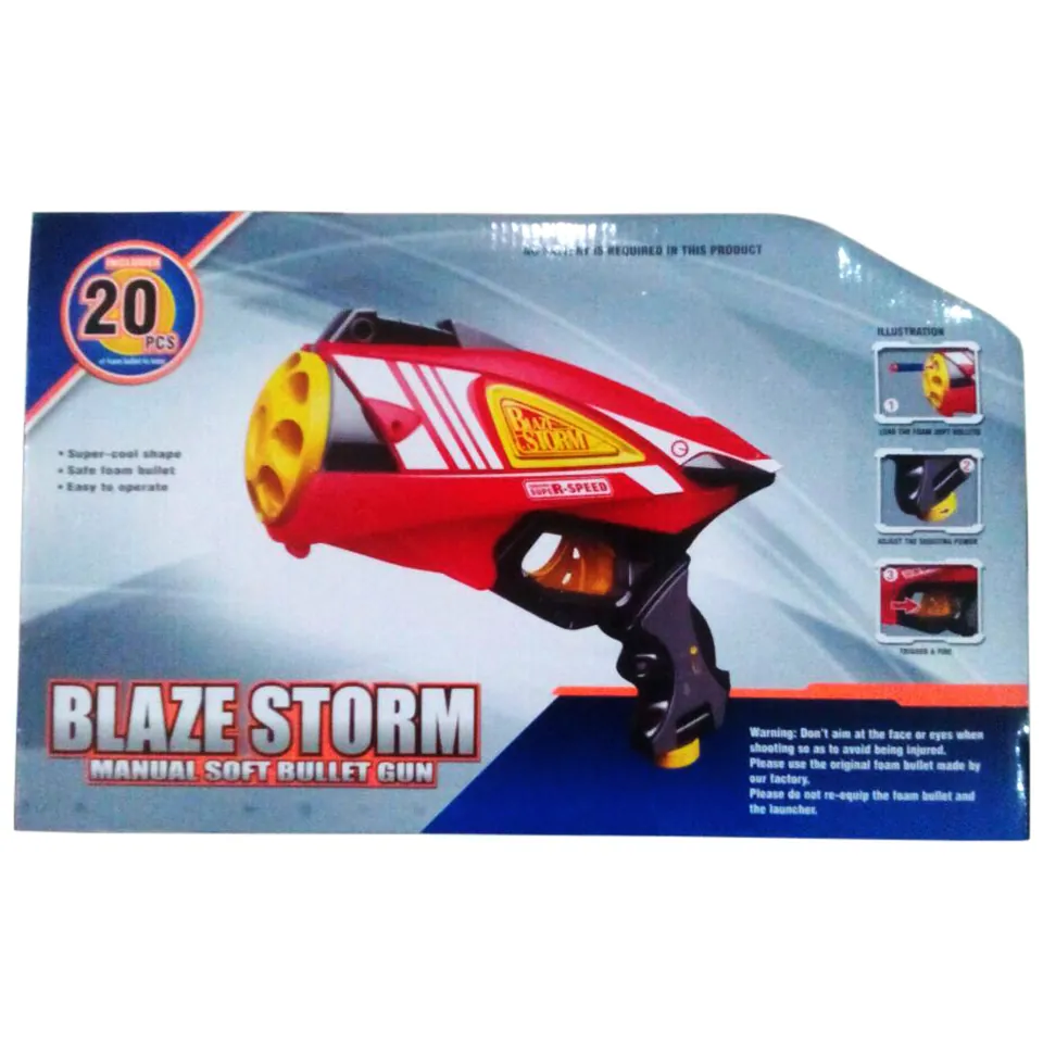 8 Barrel Blaze Storm Nerf Gun - Image 2