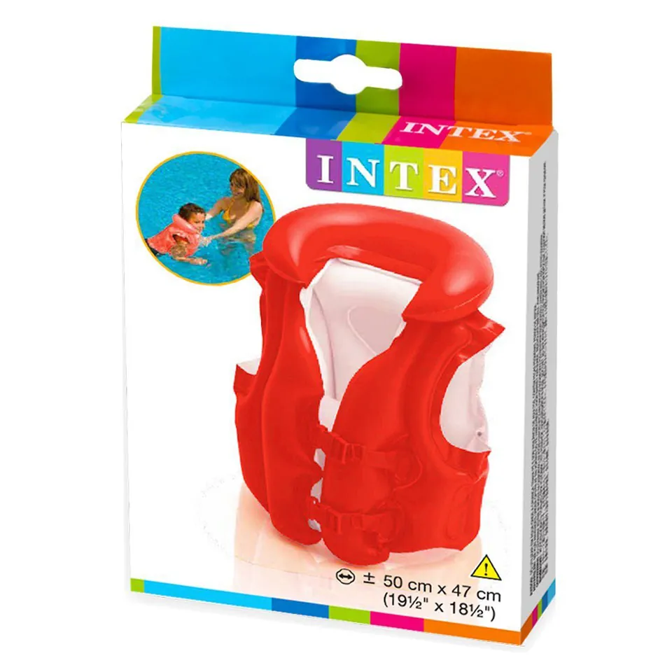 Intex - Red Deluxe Swim Vest For Kids - 58671 - Image 2