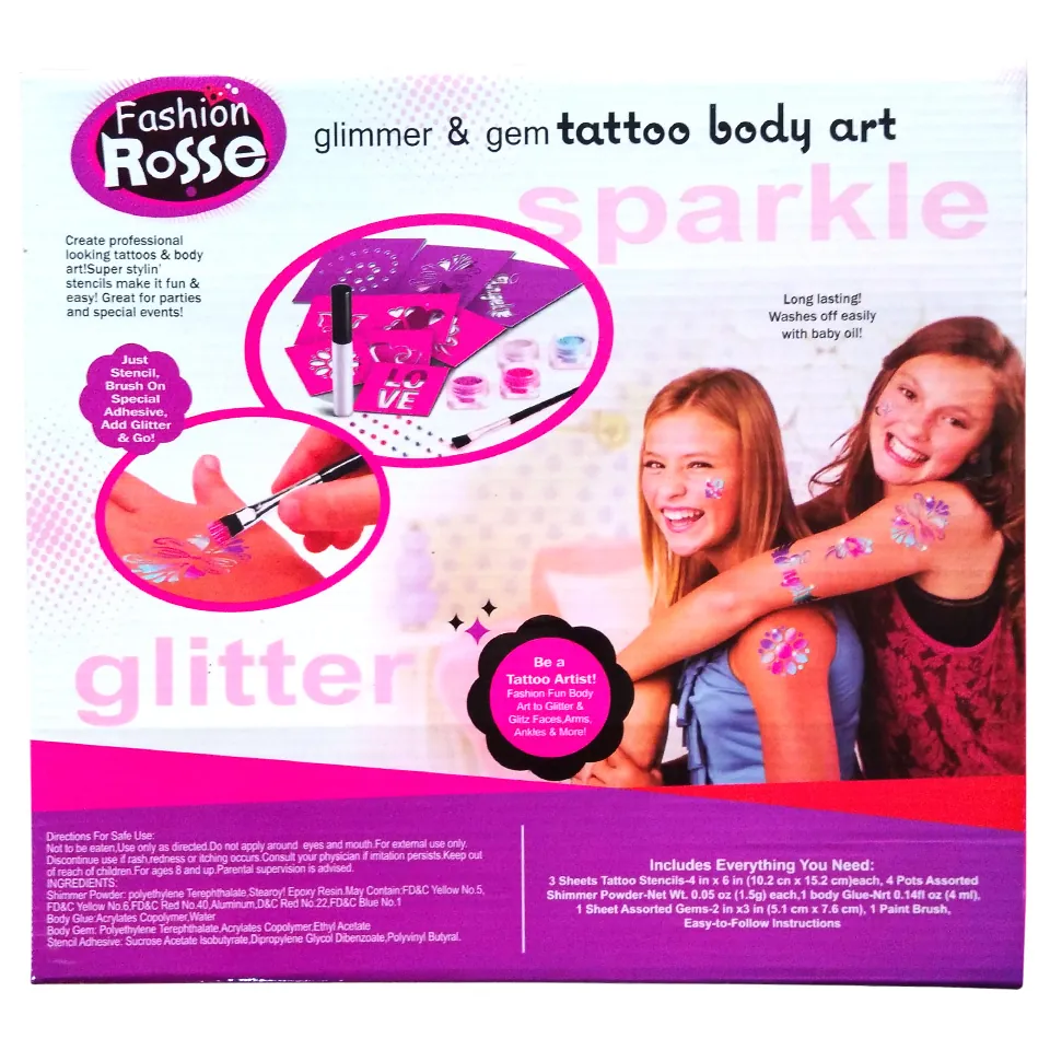 Glitter Tattoo Body Art - Image 2