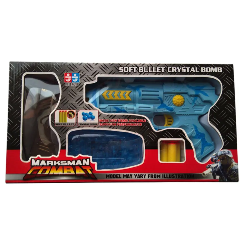 2 In 1 Water And Dart Gun - Navy Print - Image 2