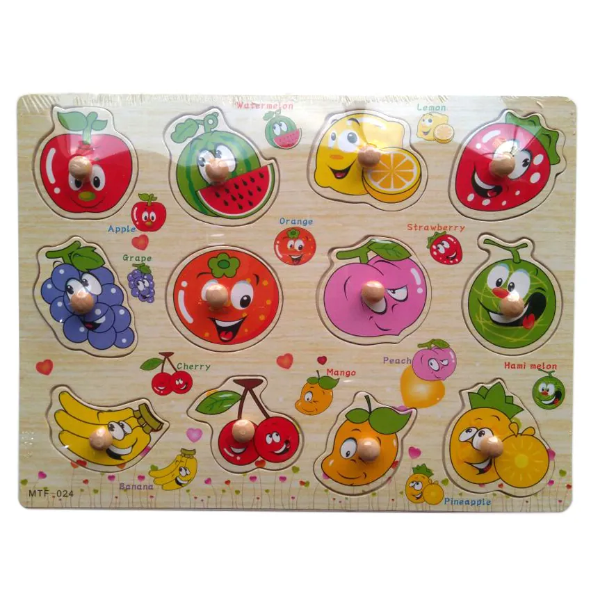 Wooden Puzzle - Learning Fruits