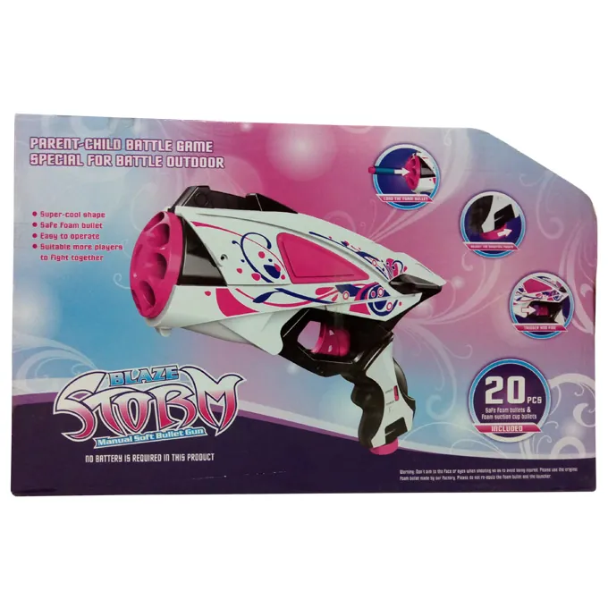 Blaze Storm - Manual Soft Dart Gun For Girls - Image 2