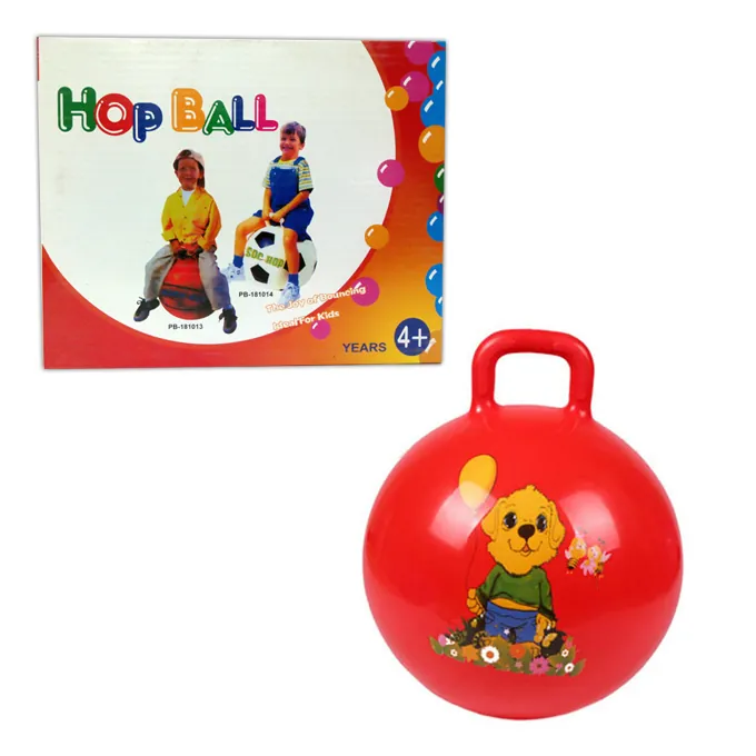 Skippy Ball For Kids - Red - Image 2