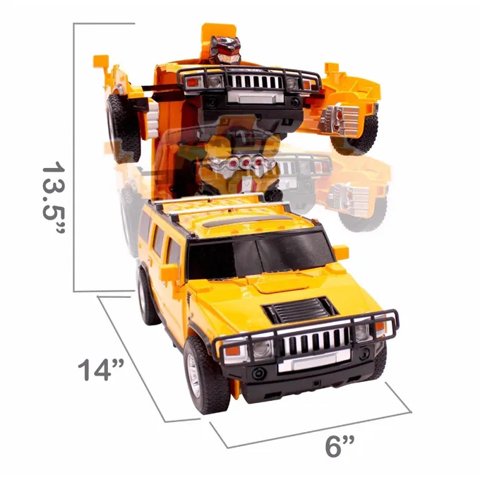 RC Transformer - Hummer (Yellow) - Image 2