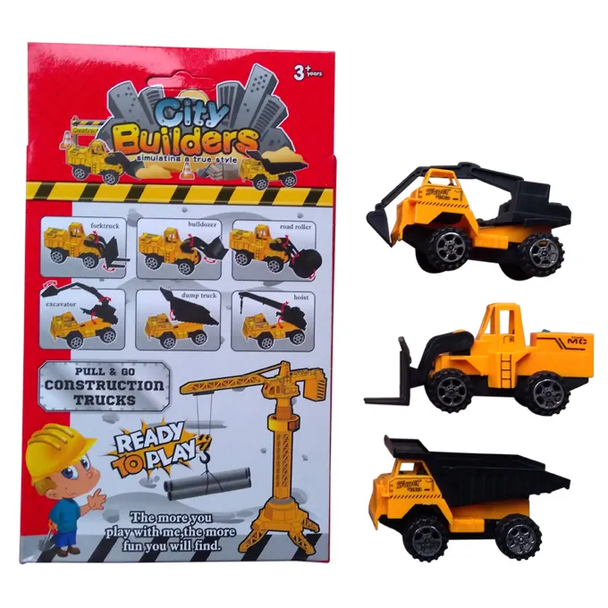 City Builders Construction Trucks Set - Image 2