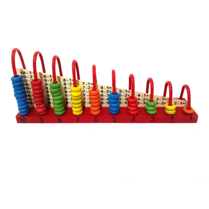 Abacus Wooden Calculation Learning Shelf - Image 2