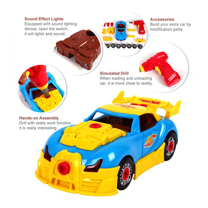 2 In 1 Racing Car Electronic Assembly Drill Kit - Image 2