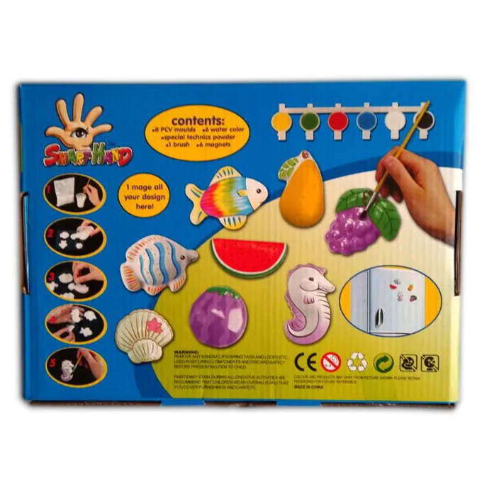 Workshop - Mold And Paint Plaster Fridge Magnets - Image 2